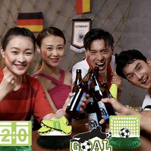 DAMAI Fournitures <span class=keywords><strong>de</strong></span> fête sur le thème du football, centres <span class=keywords><strong>de</strong></span> <span class=keywords><strong>table</strong></span>, décorations en nid d'abeille, ornements <span class=keywords><strong>de</strong></span> <span class=keywords><strong>table</strong></span> <span class=keywords><strong>de</strong></span> football, papier, 9 pièces - Product Image 5