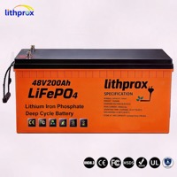 Batterie de scooter électrique 48V200AH de qualité A LFP, remplacement direct, faible autodécharge, pour fauteuil roulant d'hôpital, IP67