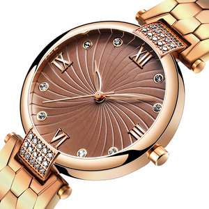 Phụ Nữ Cổ Tay Đồng Hồ Ăn Mặc Vàng Đồng Hồ Phụ Nữ Pha Lê Kim Cương Đồng Hồ Thép Không Gỉ Bạc Đồng Hồ Phụ Nữ 2023 Người Mua - Product Image 6
