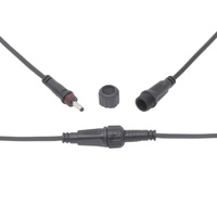 Universeller 5,5mm*2,1mm Messing-Buchsenstecker für Panelmontage DC LED-Kabelverbinder Geformter 18/20/22/24AWG Kabelanschluss