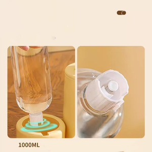 موزع طعام وماء أوتوماتيكي 2 في <span class=keywords><strong>1</strong></span> للحيوانات الأليفة بنظام يعمل بالجاذبية لتتبع الكلاب والحيوانات الأليفة، مصنوع من البلاستيك المتين - Product Image 6