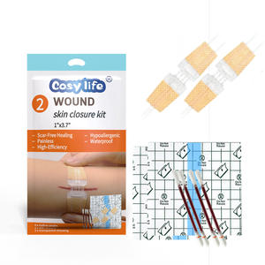 Cinta Adhesiva Estéril para Primeros Auxilios, Apósito Quirúrgico Transparente, Tira Adhesiva Estéril para Reparación <span class=keywords><strong>de</strong></span> la Piel, para Uso en el Hogar y al Aire Libre - Product Image 2