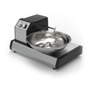 Hachoir à viande électrique commercial compact en acier inoxydable pour légumes et viande - Product Image 2