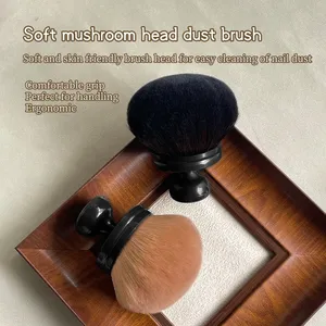 1PC Professionals <b>Nails</b> <b>Art</b> Mushroom <b>Brush</b> Short Grip Manicure Fluffy Duster Soft and Skin Friendly Single <b>Nail</b> Powder <b>Brush</b> - Product Image 4
