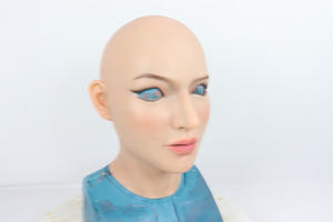 Masque Cosplay en <span class=keywords><strong>latex</strong></span> réaliste pour les seins en silicone Masquerade Full Face Halloween Party Faux masque en silicone pour les travestis Masques Diy - Product Image 3