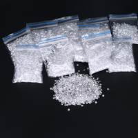 Pierres synthétiques CZ de taille petite (0,9 mm-3 mm), taille brillant rond, prix abordable, pierres précieuses en vrac, zircone cubique blanche pour bijoux
