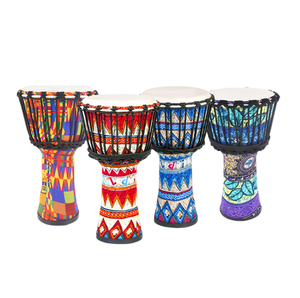 Djembé professionnel à peau de chèvre, instrument de percussion africain authentique, vente chaude - Product Image 1