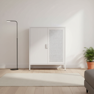 ตู้ข้างเตียง/ตู้บุฟเฟ่ต์ ดีไซน์ร่วมสมัย โครงเหล็ก สำหรับห้องนั่งเล่น - Product Image 2