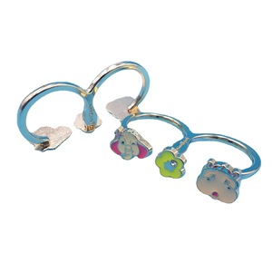 Anillos de Metal Personalizados con Dibujos Animados, Anillos de Moda de Aleación de Oro para Niños, Regalo de Joyería - Product Image 5