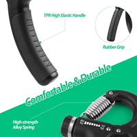Empuñaduras de gimnasio ajustables para hombres y mujeres 5 a 60 Kg Fitness Trainer Ejercicio Fortalecedor Power Builder Count