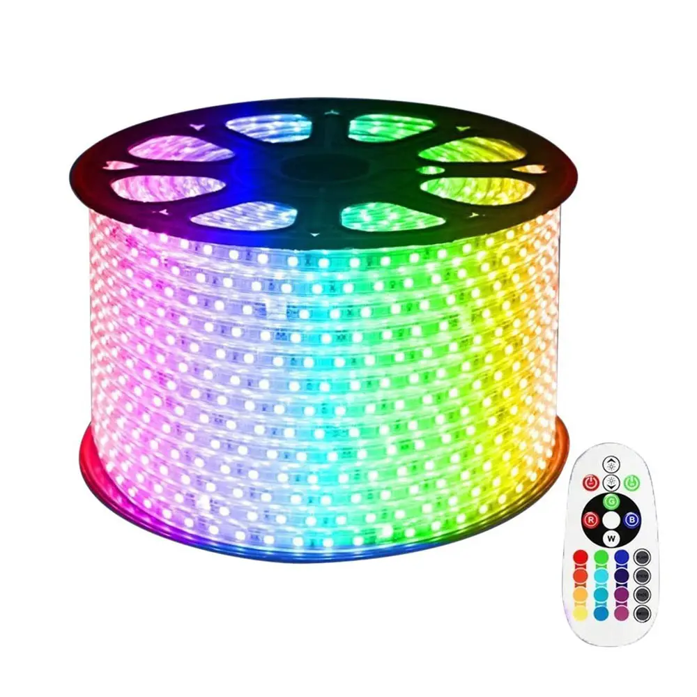 Hofoled 110V 220V Luces Led Outdoor Flexibele 5050 Smd 10M 50M 100M Waterdichte Rgb Led strip/Led Strip Verlichting/Led Light Strip