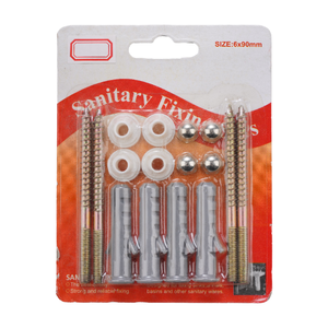 China Großhandel OEM/ODM Kohlenstoffs tahl Schraube Waschbecken Schraubens atz Zubehör für die Toilette - Product Image 1