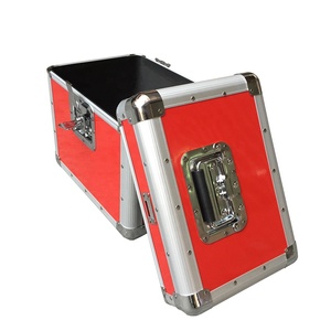 Boîte de rangement pour disques vinyles <span class=keywords><strong>CD</strong></span> 7'', grande capacité, boîte de protection rouge pour <span class=keywords><strong>CD</strong></span>, étui pour <span class=keywords><strong>CD</strong></span> DVD - Product Image 4