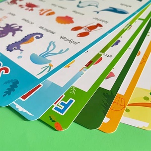 Affiches éducatives pour jeunes enfants : Tableaux ABC, chiffres et mots fréquents en papier épais pour la décoration murale de la crèche et de la salle de classe - Product Image 6