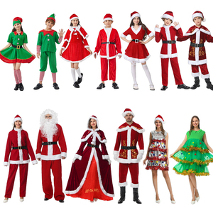 Costume da <span class=keywords><strong>Film</strong></span> TV Natalizio <span class=keywords><strong>per</strong></span> Famiglia, Abiti Personalizzati Unisex <span class=keywords><strong>per</strong></span> <span class=keywords><strong>Adulti</strong></span>, Gonne <span class=keywords><strong>per</strong></span> Feste e Celebrazioni, Festival Stagionale in Poliestere - Product Image 1