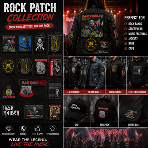 <span class=keywords><strong>Iron</strong></span> Maiden Rock Band ricamata toppa di ferro per giacche, cappelli e accessori di abbigliamento - Product Image 4