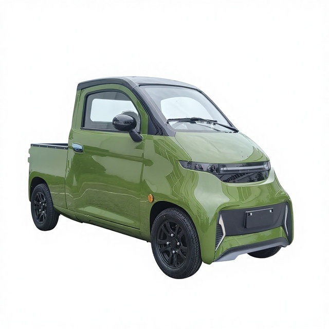 L6e EEC Yunlong Electric Cargo Car 4 Wheel Electric Van Suitable for Last Mile Rated Load 300Kg Equipped With MP3