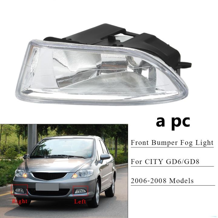 a:) 様 Fog Light Spot Lights for Honda City GD6 GD8 ZX Facelift