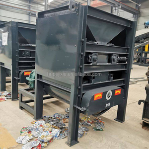 Macchina per il riciclaggio dei rifiuti appiattimento doppio rullo automatico in alluminio può macchina per la tavoletta macchina per la produzione di succo di cocco - Product Image 1