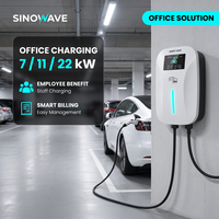 Cargador de Pared para Vehículos Eléctricos, Tipo 2, 16A/32A, Pantalla Digital, Bluetooth+APP, Conexión y Carga, Compatible con Vehículos Eléctricos Domésticos Comunes