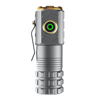 Lampe torche LED rechargeable haute puissance pour extérieur, faisceau laser puissant longue portée, multifonctionnelle, en alliage d'aluminium avec dos magnétique