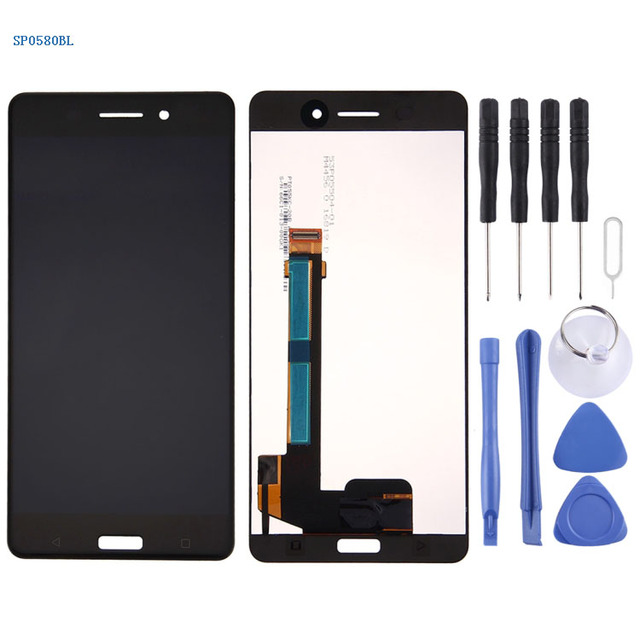 Original LCD Screen and Digitizer Full Assembly for Nokia 6 TA-1000 TA-1003 TA-1021 TA-1025 TA-1033 TA-1039 Display