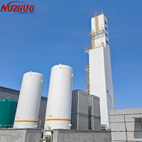 Unité de séparation d'air professionnelle et haut de gamme NUZHUO LOX/LAR (ASU) 100TPD, usine d'argon, équipement d'oxygène liquide haute pureté en promotion