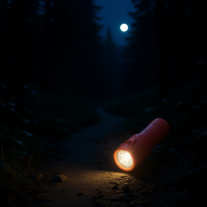Plastic <b>Flashlight</b> 9LED With Batteries 3XAAA 3cmX10cm Portable Torch For Outdoor Use - Product Image 3