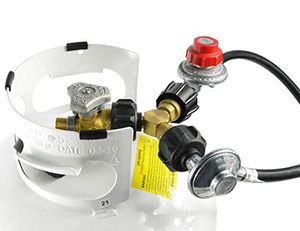 Accessoires de barbecue : Adaptateurs de raccordement <span class=keywords><strong>en</strong></span> laiton doré pour bouteille de <span class=keywords><strong>propane</strong></span>, 2 voies, filetage QCC1 femelle, connecteur <span class=keywords><strong>en</strong></span> Y pour ligne de <span class=keywords><strong>gaz</strong></span> GPL POL, facilement nettoyable - Product Image 5