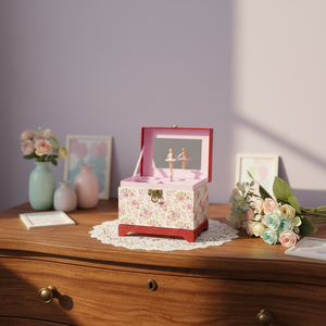 Caja de carrusel de música personalizable Caja de música de papel ODM OEM para niños Sala de estar Regalo de cumpleaños - Product Image 4