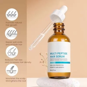 Sérum Capillaire Végétalien Bio aux Peptides pour la Croissance des <span class=keywords><strong>Cheveux</strong></span>, Traitement Anti-Chute, Nourrissant Rapide, Prévention des Dommages, Soin Naturel Contre la Chute des <span class=keywords><strong>Cheveux</strong></span> - Product Image 5