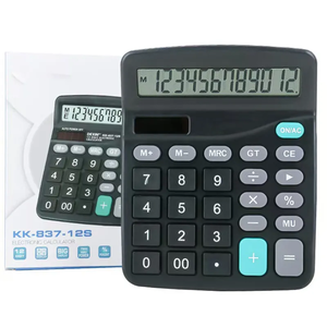 <span class=keywords><strong>Calculatrice</strong></span> de bureau solaire personnalisée avec logo, cadeaux promotionnels et d'affaires, 12 chiffres, double alimentation, grand écran LCD - Product Image 5