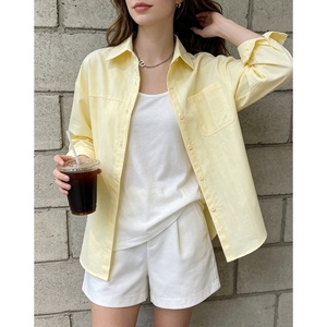 <span class=keywords><strong>Camicia</strong></span> Casual da <span class=keywords><strong>Donna</strong></span> a Maniche Lunghe, Adatta per Primavera, Estate, Autunno, Logo Personalizzabile, Top Femminile - Product Image 3