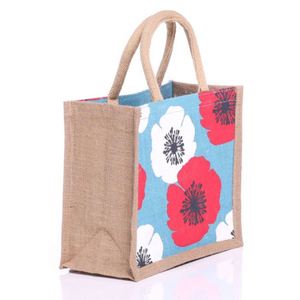 Sac fourre-tout en toile de jute personnalisé pour les courses, sac publicitaire promotionnel - Product Image 2