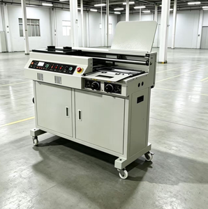 Machine à coller électrique automatique à chaud pour papier A4, relieuse électrique parfaite à colle thermofusible pour livres jusqu'à 60 mm d'épaisseur - Product Image 1