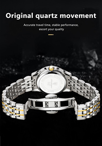 POEDAGAR 936 Orologio da <span class=keywords><strong>Uomo</strong></span> Casual alla Moda, Impermeabile 30M, Luminoso, al Quarzo, con Cinturino in <span class=keywords><strong>Acciaio</strong></span> Inossidabile e Calendario - Product Image 6