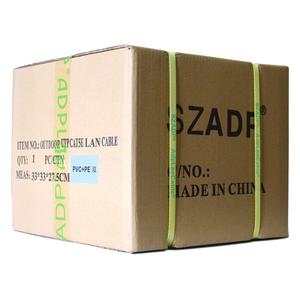 Cat5e Cat6 Cat6A kabel Lan luar ruangan Pasangan memutar UTP STP FTP kucing 6 6A 23AWG 0.56mm BC CCA 1000ft kabel tahan air - Product Image 6