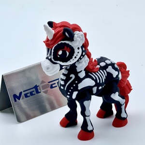 Meetcera - Adornos de Calavera de Unicornio Fantasma Impresos en 3D (Resina/PLA) para Halloween, Artículos de Decoración para Fiestas, Servicio de Modelado y Mecanizado - Product Image 2
