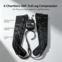 Nouvelles bottes de récupération sans fil à compression d'air 2026 – Masseur intelligent IA pour jambes entières, soulagement musculaire et thérapie sportive pour athlètes