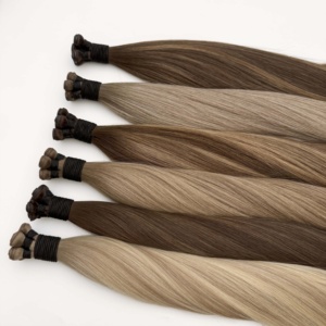 ผมต่อแบบยุโรป Genius Weft  แบบ Double Drawn  จัดเรียงเกล็ดผม  ไม่รับคืนผม Genius Weft Genius Weft - Product Image 3