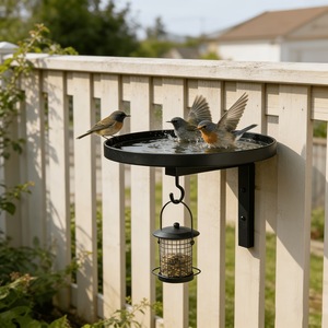 Support mural en fer forgé style européen et américain pour <span class=keywords><strong>mangeoire</strong></span> à <span class=keywords><strong>oiseaux</strong></span>, décoration extérieure pour jardin et cour, facile à installer - Vente chaude - Product Image 2