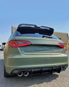สปอยเลอร์หลังคาสำหรับรถยนต์ A3 Hatchback ปี 2014-2020 ปีกหลังแบบติดตั้งถาวร ชุดแต่งตกแต่งภายนอก - Product Image 5