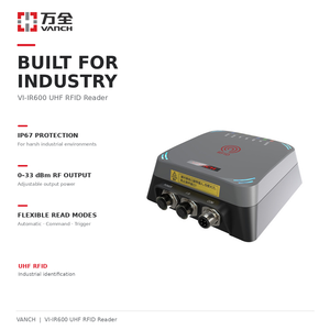 Lector/Escritor RFID UHF Industrial VANCH VI-IR600-UHF Impinj E710 con Antena Integrada de 5dBi 33dBm IP67 PROFINET para Producción Automática - Product Image 2