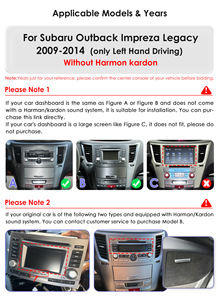 CARUPEZ Autoradio Android 9.7 Pollici IPS DSP GPS per Subaru <span class=keywords><strong>Outback</strong></span> Impreza Legacy 2009-2014 (LHD) Verticale Stile Tesla con Telecamera di Retromarcia - Product Image 4