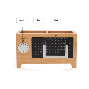 Perpetual lịch văn phòng & phòng khách bàn tổ chức với chất liệu gỗ đơn Tier đa chức năng thiết kế màu sắc tự nhiên - Product Image 6