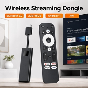 ทีวีสติ๊ก Android 11 รุ่น Amlogic S905Y4 2GB 16GB รองรับ <span class=keywords><strong>4K</strong></span> UHD พร้อมรีโมทสั่งงานด้วยเสียง Bluetooth มีสินค้าในสต็อก ลดราคาสำหรับการสั่งซื้อจำนวนมาก - Product Image 1