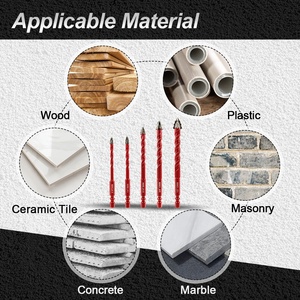 1 bộ/5 cái nhanh chóng phù hợp với tungsten carbide tip chéo khoan <span class=keywords><strong>bit</strong></span> xoắn ốc sáo hợp kim vị trí khoan <span class=keywords><strong>bit</strong></span> cho gạch bê tông nhựa - Product Image 4