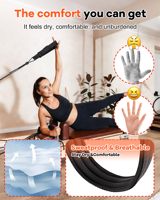 Accessoires pour Pilates Reformer : Kit de mise à niveau avec cordes séparatrices (2 pièces) et sangles épaissies avec séparateur de cordes pour entraînements à domicile et en studio