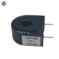 Capteur de courant AC 10-200A, haute précision, petite taille, montage sur circuit imprimé, transformateur de courant à noyau solide, phase nulle, CT