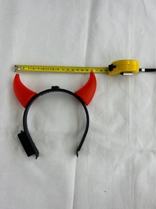 Diadema Personalizada que Brilla en la Oscuridad con Luz LED <span class=keywords><strong>de</strong></span> Cuerno Rojo <span class=keywords><strong>de</strong></span> <span class=keywords><strong>Diablo</strong></span> para Fiestas <span class=keywords><strong>de</strong></span> Halloween, Conciertos, Pubs y Navidad - Product Image 3